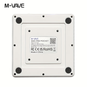 M-VAVE SCMPAD, controlador MIDI inalámbrico portátil con 16 botones, teclado de percusión, interfaz USB-C, herramientas.