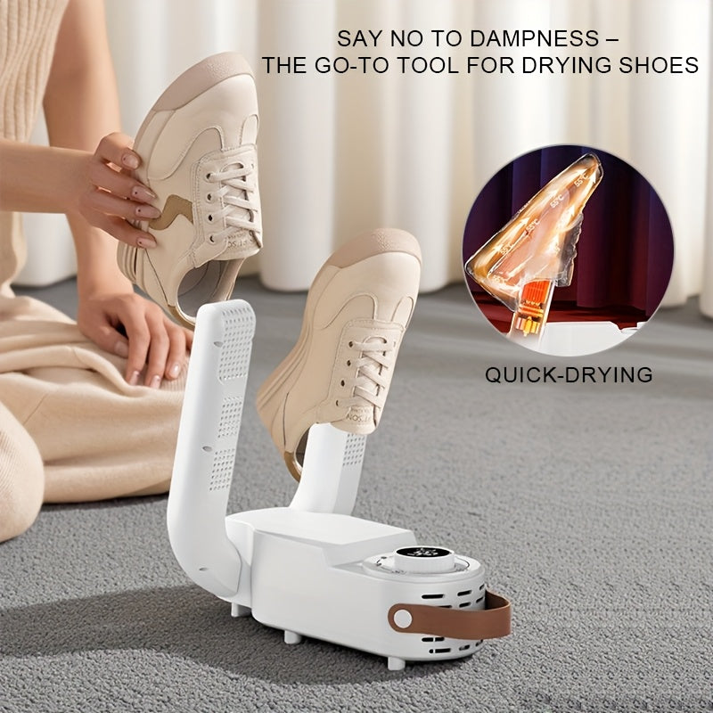 Secador Portátil de Zapatos y Zapatillas - Tecnología de Secado Rápido, Diseño Compacto para Calzados, Calcetines (110V), Ideal para Gimnasio, Viajes y Hogar - Prevén Crecimiento Bacteriano y Moho, Esencial para el Gimnasio, Electrodoméstico Moderno, Rej