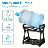 Estante de platos de cocina con soporte para utensilios, soporte para tablas de cortar y almacenamiento de tazas, adecuado para platos, tazones y herramientas de cocina, organización y exhibición de cocina para cuatro estaciones.