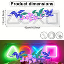 1 pieza de Luz Neón LED Geométrica Nocturna de Anime, Decoración de Pared con Alimentación USB para Adolescentes, Sala de Juegos, Dormitorio, Fiesta, Cumpleaños, Navidad, Halloween, Pascua, San Valentín, Niños y Niñas, Arte Creativo, Diseño Acrílico Segu