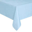 Juego de manteles desechables de plástico de alta calidad, rectangulares y de colores variados para fiestas y bodas - Colores sólidos, material de vinilo, ideal para catering y celebraciones navideñas