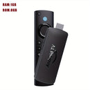 LOONGYU I96 D6 TV Stick, 4K Ultra HD Android TV Stick - Allwinner H313 Quad-Core, Android 10.0, 1GB RAM, 8GB Almacenamiento | WiFi Dual-Band 2.4G/5G | Decodificación H.265 4K@60fps | Plug & Play HD con Control Remoto Incluido