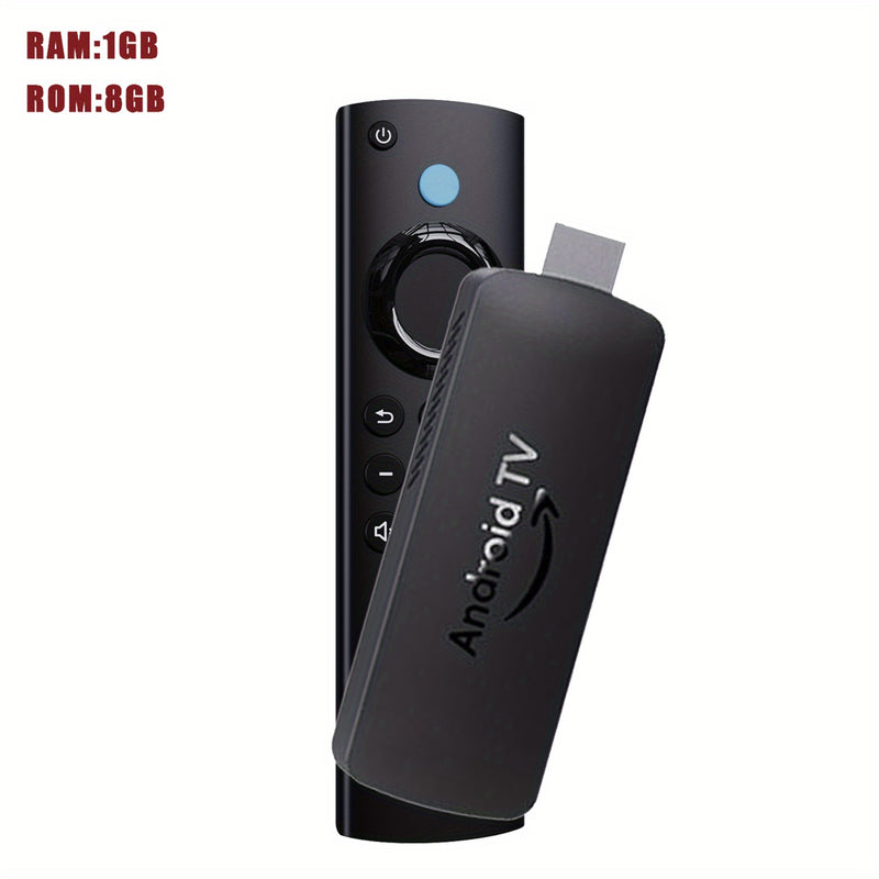 LOONGYU I96 D6 TV Stick, 4K Ultra HD Android TV Stick - Allwinner H313 Quad-Core, Android 10.0, 1GB RAM, 8GB Almacenamiento | WiFi Dual-Band 2.4G/5G | Decodificación H.265 4K@60fps | Plug & Play HD con Control Remoto Incluido