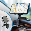 Soporte de teléfono para tablero de instrumentos de coche - Soporte ajustable y seguro, compatible con for iphone/ para for galaxy/ Etc. - Instalación fácil, diseño de conducción segura, material plástico duradero, accesorio para vehículos, accesorio de