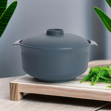 1 Juego, Cuencos De Ramen Con Tapas, Cuencos Para Exteriores, Cuencos Reutilizables Para Parrilla, Contenedores De Alimentos Antideslizantes E Irrompibles Para Cereal, Ensalada, Pasta, Aptos Para Microondas, Para Acampar En Rv, Picnic, Cocina De Dormitor