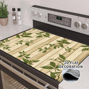 2D Decoración Plana, Cubierta de Fogón Eléctrico - Cubierta de Fogón de Gas con Forro de Goma, Ideal para Cualquier Cocina, Protección del Fogón, 1 Unidad