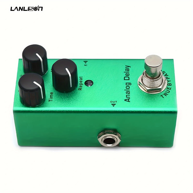 Mini Pedal De Efectos De Guitarra Eléctrica, Con Retardo Analógico, Tipo Único, Cc 9 V, Bypass Real, Equipado Con Cable De Refuerzo USB 5 V A 9 V
