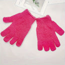 Guantes exfoliantes para baño, manoplas de baño doble cara para exfoliación, masaje y limpieza corporal, accesorios de baño