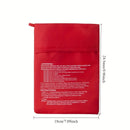 Bolsa de Cocina Rápida para Microondas - Herramienta Fácil y Rápida para Hornear Patatas Perfectamente Cocción, Bolsa Roja de Poliéster Apta para Horno con Diseño Instructivo, Ideal para Hogares Ocupados, Cocinero Rápido de Verduras | Producto Fácil de U