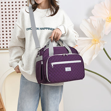 New Fashion Bolsa de Almuerzo de Gran Capacidad, Bolso Bandolera Ligero y Portátil para Salidas Casuales, No Contacto con Comida, Ideal para la Escuela