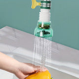 Extensor de grifo ajustable, cabezal de ducha giratorio 360°, plástico, portátil para bañar y duchar mascotas, accesorio de fregadero de cocina de fácil instalación.