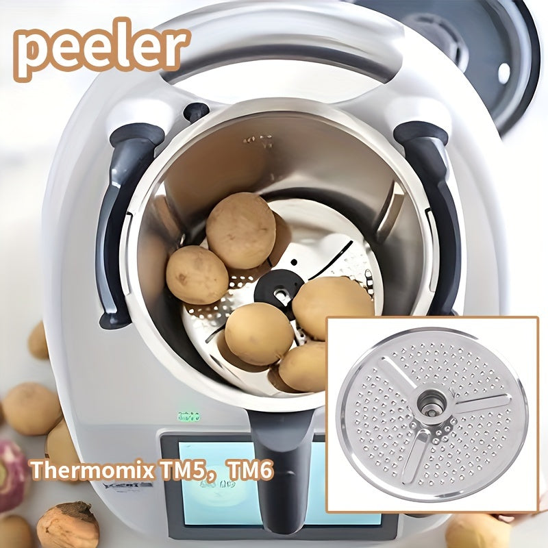 1 Unidad Adecuado Para Thermomix TM5 TM6 Cubierta De Cuchilla Pelador Placa De Reportero