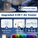 VENTILADOR DE AIRE FRIO PORTÁTIL CON HUMIFICADOR