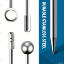 5/10/15/20/40, Palillos para cócteles, Palillos de acero inoxidable para martinis, Brochetas de metal reutilizables para aceitunas aperitivos Bloody Mary Brandied, Palillos de metal para aceitunas aperitivos frutas