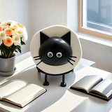 1pc Soporte de Papel Higiénico 3D Impreso en Forma de Gato Divertido y Tierno, Estante para Baño con Diseño Humorístico de Oveja Negra - Decoración Adorable para el Hogar, Añade un Toque Juguetón a tu Espacio - Regalo Ideal para Fiestas