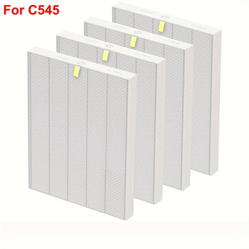 Filtro de reemplazo C545 compatible con purificador de aire Winix C545, solo filtro HEPA S, para filtro S de Winix 1712-0096-00, 4 paquetes de filtros HEPA VERDADEROS