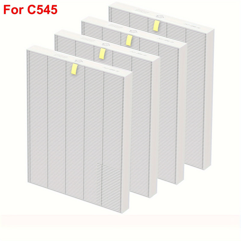 Filtro de reemplazo C545 compatible con purificador de aire Winix C545, solo filtro HEPA S, para filtro S de Winix 1712-0096-00, 4 paquetes de filtros HEPA VERDADEROS