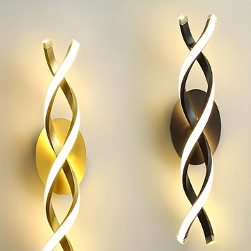 1 pieza de luz de pared LED moderna - 3 opciones de temperatura de color, lámpara de pared de metal con accesorios de instalación, diseño desmontable, control de brillo, adecuada para pasillos y entradas, con cableado duro.