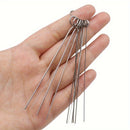 Kit de limpieza para cabezal de ducha de acero inoxidable: 10/30 pines de limpieza, fácil de limpiar y desatascar, ideal para uso en el hogar y al aire libre