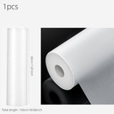 1 rollo de forro impermeable para gabinetes y cajones en EVA - Resistente a aceite, agua y manchas, antideslizante, organizador de cocina para estantes de refrigerador, cajones y mesadas - Fácil de limpiar, accesorios de almacenamiento para el hogar, pro