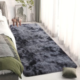 1pieza Alfombra de Pelo Suave Teñida, Alfombra de Lujo Moderna y Peluda, Absorbente de Agua, Antideslizante y Ideal para Sala de Estar y Dormitorio, Decoración para el Hogar, Alfombra de Poliéster Rectangular Tejida
