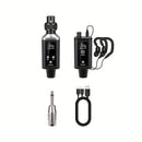 Sistema de monitoreo inalámbrico LMBGM con auriculares recargables por USB, rango de recepción de 3,0 metros, respuesta de frecuencia de 3,0 Hz a 20 kHz, diseño compacto para escenario, estudio, iglesia, karaoke y uso de actuación, auriculares inalámbric