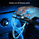 Luces LED inteligentes decorativas de interior de 3M/5M con cableado libre de neón con luces de ambiente flexibles de bricolaje frío modificado con luces de ambiente impulsadas por USB para decoración de coches, fiestas de vacaciones, cumpleaños, sin bat