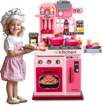 COCINA CON HORNO Y NEVERA ¡DIVERSIÓN Y APRENDIZAJE PARA LOS PEQUEÑOS CHEFS! 008-969 MUNBE