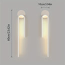 2 piezas de Lámpara LED Blanca Simple para Pared, Artesanía en Metal Pulido, Accesorios de Iluminación Semi-empotrados, Adecuado para Sala de Estar, Comedor, Tocador, Dormitorio