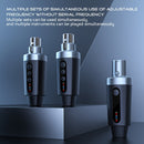 Sistema de micrófono inalámbrico NXTG M-O4, convertidor omnidireccional de tipo C USB, material PVC, control de volumen, para karaoke y canto, no requiere batería