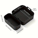 Juego de 2 bandejas de silicona para freidoras de aire, reutilizables y antiadherentes, fáciles de limpiar en freidoras, hornos y microondas, accesorios para alitas de pollo, papas fritas y snacks