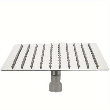 Rociador de Ducha de Acero Inoxidable Lujoso - Cabezal Cuadrado Grande Montado en la Pared, Chorro de Alta Presión para la Elegancia y Confort Último en el Baño, Accesorios de Ducha, Decoración de Regalo de Navidad/Halloween