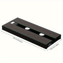 4-Pack Cocina Sala de estar Punzón-Libre Vaso de vino tinto Estante Plástico Invertido Estante Hogar Alto-Pie Vaso de vino Colgante Estante de exhibición