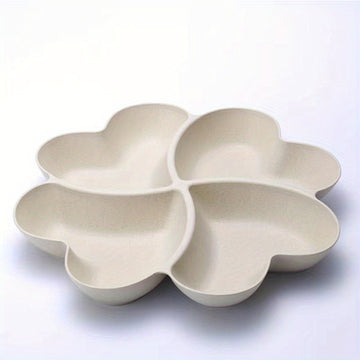 Plato para frutas, postres y dulces, 1 unidad, colorido, irrompible, plástico resistente, ideal para fiestas, bodas, café bar o living