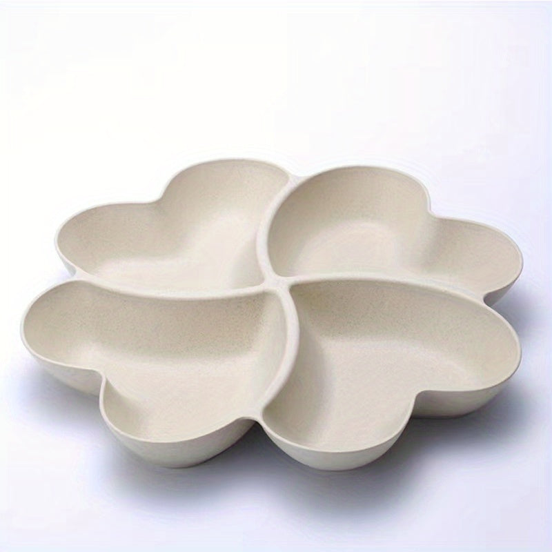 Plato para frutas, postres y dulces, 1 unidad, colorido, irrompible, plástico resistente, ideal para fiestas, bodas, café bar o living