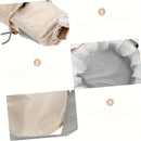 2 Juegos de Bañera de Pies Plegable - Portátil, Sin Alcohol, Bañera de Plástico para Sumergir con Bolsa de Almacenamiento para Dormitorios y Uso en Casa, Relajación con Aumento de Calor, No Necesita Electricidad, Bañera de Pies Portátil, Esenciales para