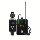 LMBGM UHF Profesionales Auriculares Inalámbricos, Carga USB, Fácil de Monitorear, Pantalla de Color TFT, 16 Frecuencias Seleccionables, Función de Ganancia de Audio, Adecuados para Conciertos, Estudios de Grabación, Representaciones de Escena, Actividade