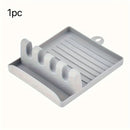 1/2 piezas, Soporte para Utensilios de Cocina, Organizador de Cucharas y Cubiertos, Ideal para Espátulas, Cuchara de Mango Largo, Clip para Tenedores, Tenedor, Multifuncional, Porta Tapas de Ollas, Sopera, Palillos, Hogar o Restaurante