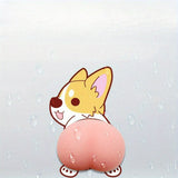 1/2/4 piezas de juguetes de alivio de presión para trasero de perro lindo - Silicona, pegatinas anticolisión para teléfonos, refrigeradores, coches y tabletas - Diseño de dibujos animados lindo, previene arañazos y colisiones