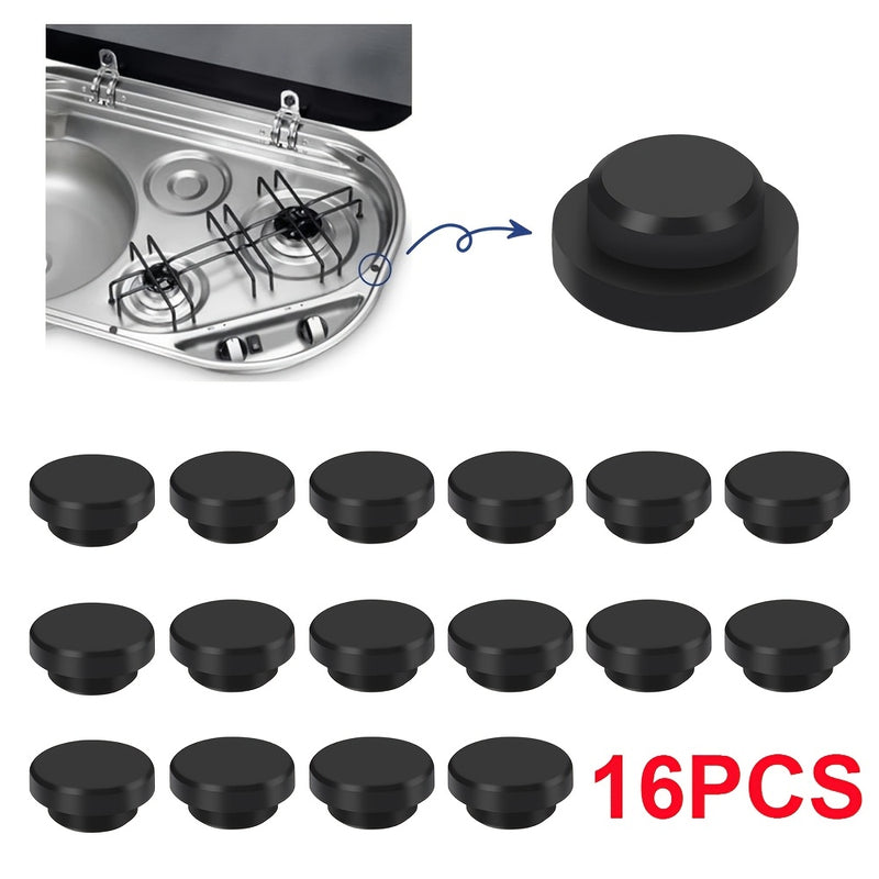 Tapon de goma para hornos Smev/Dometic/Thetford de forma en T (juego de 16)