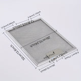 Filtro de ventilador de cocina de acero inoxidable - Prueba de aceite, fácil instalación, no necesita limpieza, duradero y resistente a la corrosión para una separación de aceite mejorada y protección de electrodomésticos de cocina, accesorio de electrod