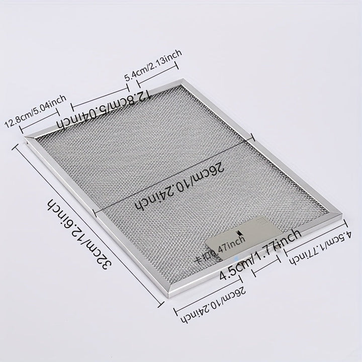 Filtro de ventilador de cocina de acero inoxidable - Prueba de aceite, fácil instalación, no necesita limpieza, duradero y resistente a la corrosión para una separación de aceite mejorada y protección de electrodomésticos de cocina, accesorio de electrod