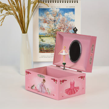 1 Unidad, Caja De Música Para Bailar, Joyero, Regalo De Cumpleaños Para Niñas, Caja De Almacenamiento De Joyas, Regalo Para Mujeres, Para Decorar El Hogar, La Sala De Estar, La Oficina, Regalo Para El Día De La Madre, Año Nuevo Y Pascua