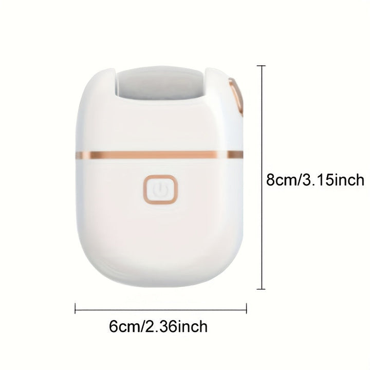 Lijadora eléctrica recargable FEIYBA para pies con callos y eliminación, crea pies suaves, portátil y fácil de usar, carga USB, cuidado de pies y manos, juego de herramientas de pedicura multifuncionales para pies y manos.