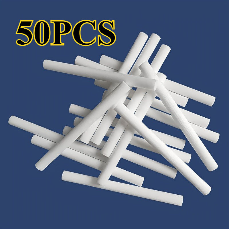50 piezas de repuesto para filtro de humidificador - Material PP blanco, diseño fácil de instalar, compatible con la mayoría de humidificadores, forma uniforme, construcción duradera, esenciales para el hogar