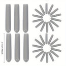 Protectores de Reparación para Estantes del Lavavajillas - Tapas de Recubrimiento Plástico Flexible con Diseño Cónico para Protección contra Fregado y Choques, Accesorios Grises Duraderos para Mantenimiento del Lavavajillas, Piezas de Reparación para Lav
