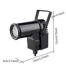 Luz de escenario DJ AIk LED Disco Ball 12W RGBW 4 en 1 Dmx para eventos de bar de fiesta