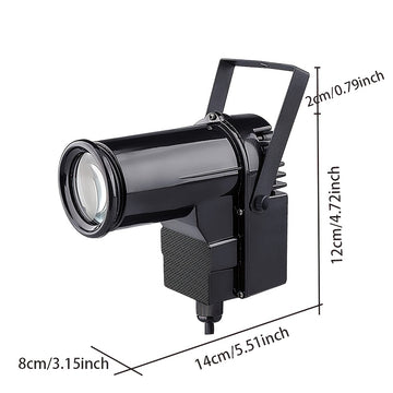 Luz de escenario DJ AIk LED Disco Ball 12W RGBW 4 en 1 Dmx para eventos de bar de fiesta