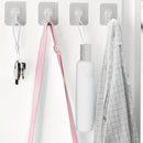 10/7 ganchos adhesivos resistentes para cocina, soporte de pared para baño con ventosas sin taladro, ganchos multifuncionales para toallas y almacenamiento, diseño elegante de metal para cocinas y baños modernos, ganchos utilitarios