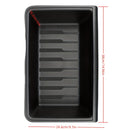 2-Pack para for TESLA Model Y 2021-2024 Impermeable para Asiento Debajo de la Caja de Almacenamiento con Organizador - Compartimento Oculto Deslizante del Lado del Conductor y del Pasajero, Material de Goma, Diseño Ahorro de Espacio